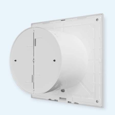 SLIM 4C Matt white DICITI Вентилятор накладной D100 обр.клапан